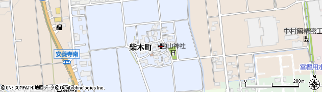 石川県白山市柴木町（甲）周辺の地図