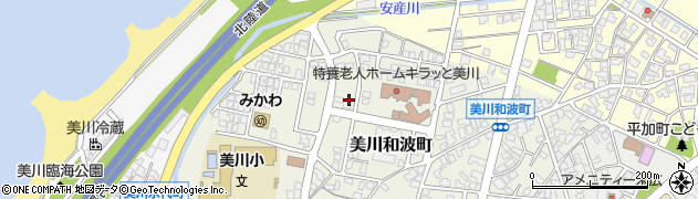 石川県白山市美川和波町（北）周辺の地図