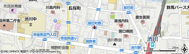 辰巳町西周辺の地図