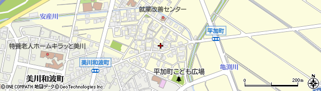 石川県白山市平加町（イ）周辺の地図