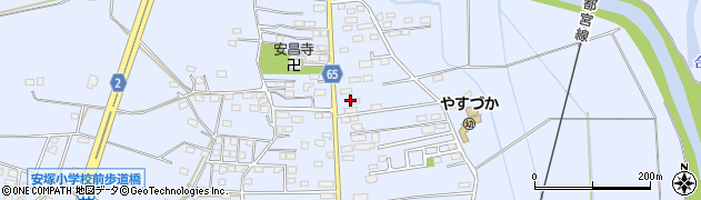 栃木県下都賀郡壬生町安塚1961周辺の地図