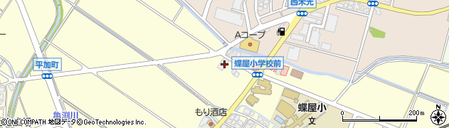 石川県白山市平加町ニ66周辺の地図