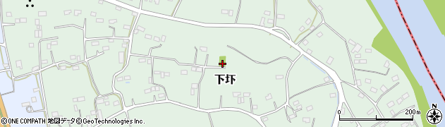 茨城県城里町（東茨城郡）下圷周辺の地図
