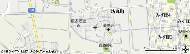 石川県白山市坊丸町周辺の地図