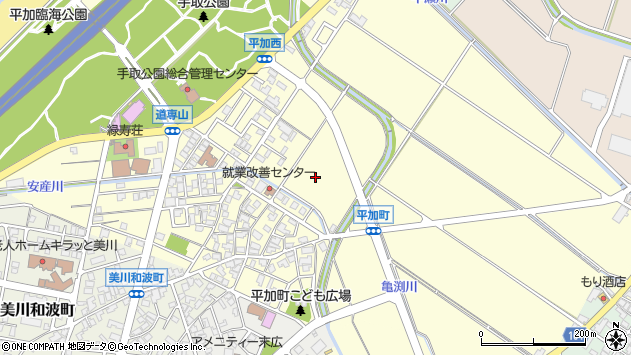 〒929-0204 石川県白山市平加町の地図