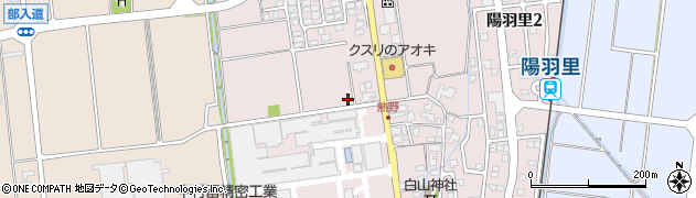 石川県白山市熱野町周辺の地図