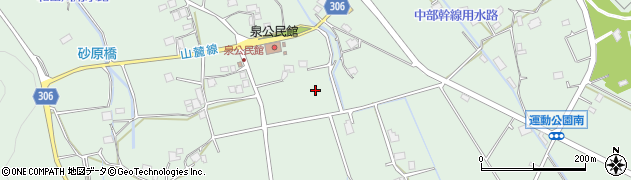 長野県大町市常盤泉周辺の地図