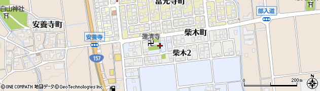 石川県白山市柴木町丙周辺の地図