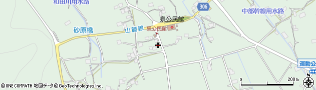 長野県大町市常盤泉1237周辺の地図