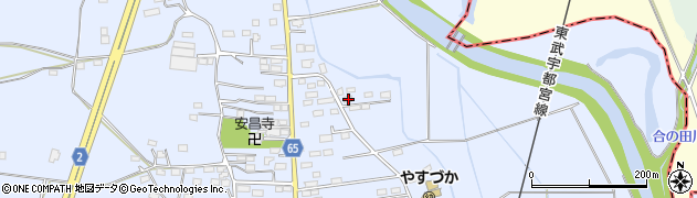 栃木県下都賀郡壬生町安塚1880周辺の地図
