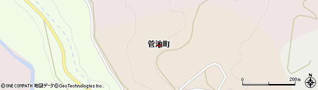 石川県金沢市菅池町周辺の地図