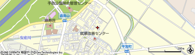 石川県白山市平加町（ホ）周辺の地図