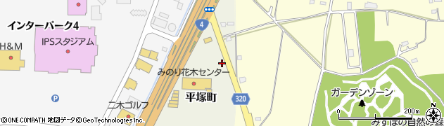 栃木県宇都宮市平塚町308周辺の地図