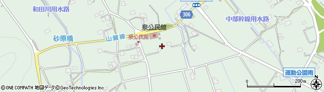 長野県大町市常盤泉5204周辺の地図