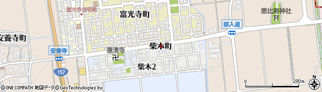 石川県白山市柴木町乙周辺の地図