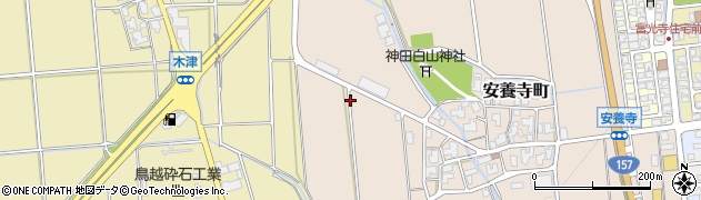 石川県白山市安養寺町（ニ）周辺の地図