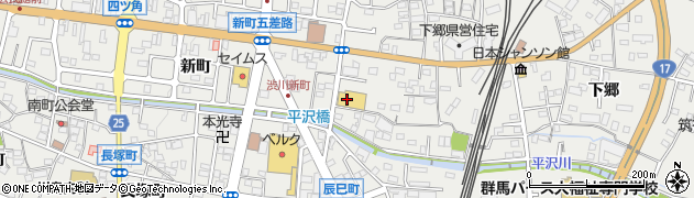 クスリのアオキ　渋川店周辺の地図