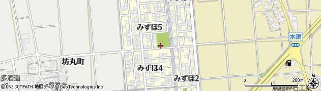 石川県白山市みずほ周辺の地図