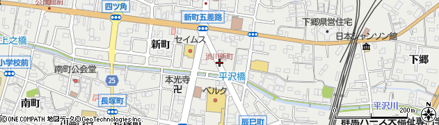 渋川新町周辺の地図