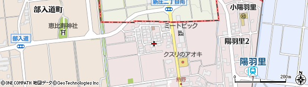 石川県白山市熱野町（ニ）周辺の地図