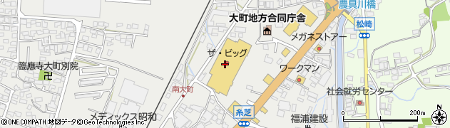 株式会社巴屋　ザ・ビッグ信濃大町店周辺の地図