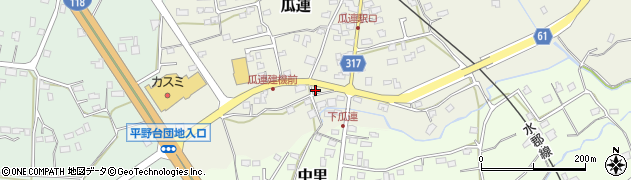 茨城県那珂市瓜連546周辺の地図