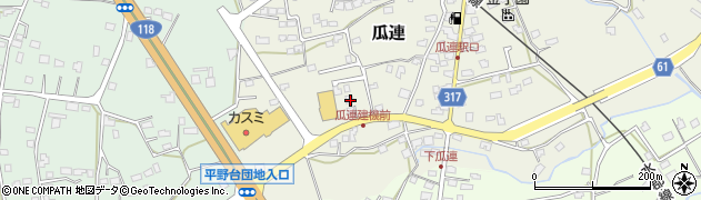茨城県那珂市瓜連704周辺の地図