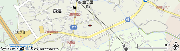 茨城県那珂市瓜連528周辺の地図