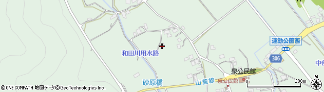 長野県大町市常盤泉1165周辺の地図
