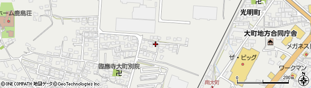 長野県大町市大町3459周辺の地図