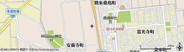 石川県白山市安養寺町ヘ周辺の地図