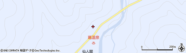 槍ケ岳線周辺の地図