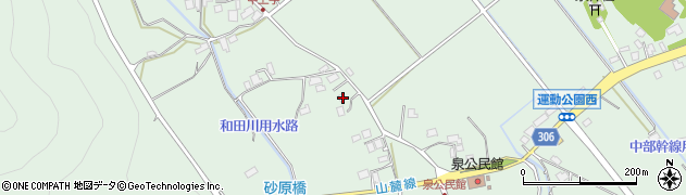 長野県大町市常盤泉1163周辺の地図