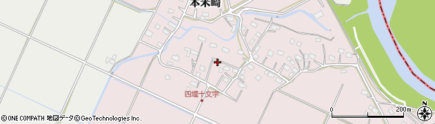 茨城県那珂市本米崎340周辺の地図