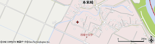 茨城県那珂市本米崎351周辺の地図