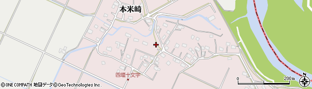 茨城県那珂市本米崎334周辺の地図
