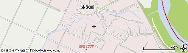 茨城県那珂市本米崎339周辺の地図