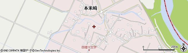 茨城県那珂市本米崎341周辺の地図
