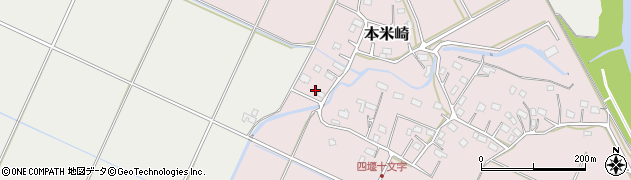 茨城県那珂市本米崎3周辺の地図