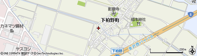 石川県白山市下柏野町78周辺の地図