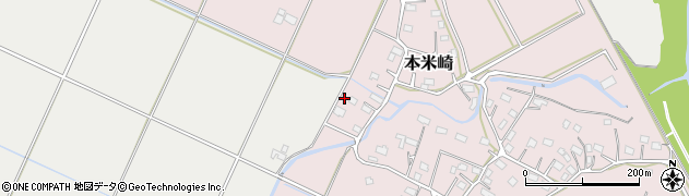 茨城県那珂市本米崎5周辺の地図