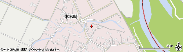 茨城県那珂市本米崎329周辺の地図