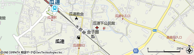 茨城県那珂市瓜連507周辺の地図
