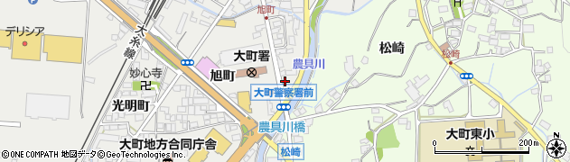 長野県大町市大町2883周辺の地図