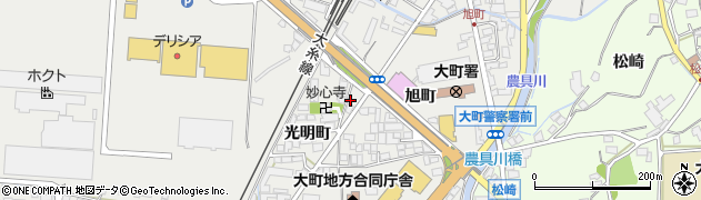 セコム上信越株式会社　大町事務所周辺の地図