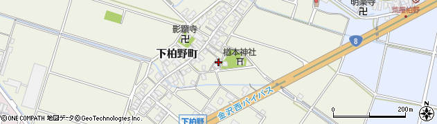 石川県白山市下柏野町116周辺の地図