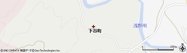 石川県金沢市下谷町周辺の地図