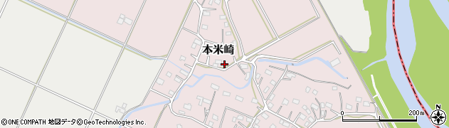 茨城県那珂市本米崎193周辺の地図