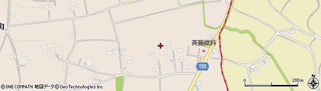 栃木県鹿沼市池ノ森周辺の地図