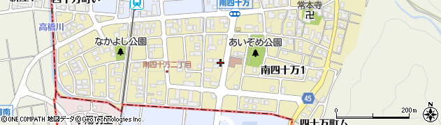 石川県金沢市南四十万周辺の地図